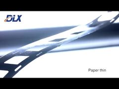 Καθαρή λουρίδα 0.15m νικελίου μπαταριών πάχος 0.2mm με την απόσταση 23,4 πισσών