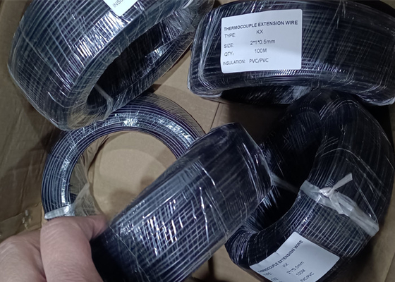 Καλή τιμή Κόκκινη μαύρη μόνωση PVC καλωδίων 0.5*2 επέκτασης τύπων Κ με τη θήκη PVC σε απευθείας σύνδεση
