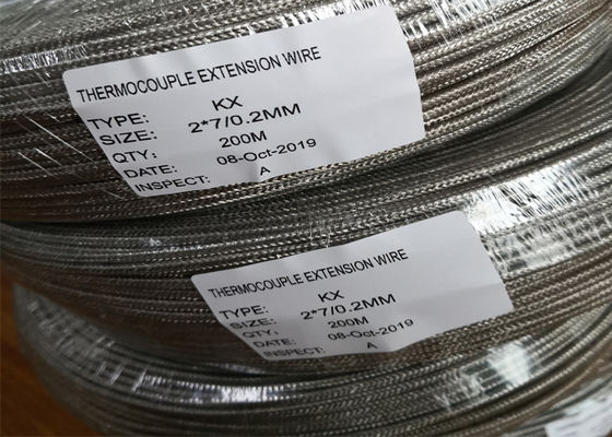 Καλή τιμή 2x0.5mm 2x0.6mm 2x0.8mm Τύπος Ε Θερμοσύνδεσμος Επέκτασης Σύρματος Μεταλλικής Ακάλυψης σε απευθείας σύνδεση